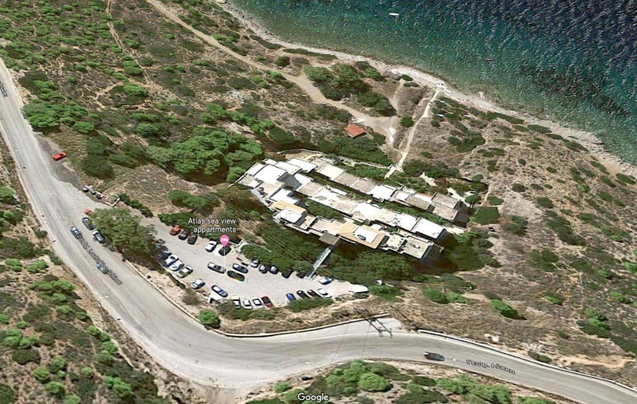 Atlas Apartment With Private Beach And Seaview Loutráki Exterior foto